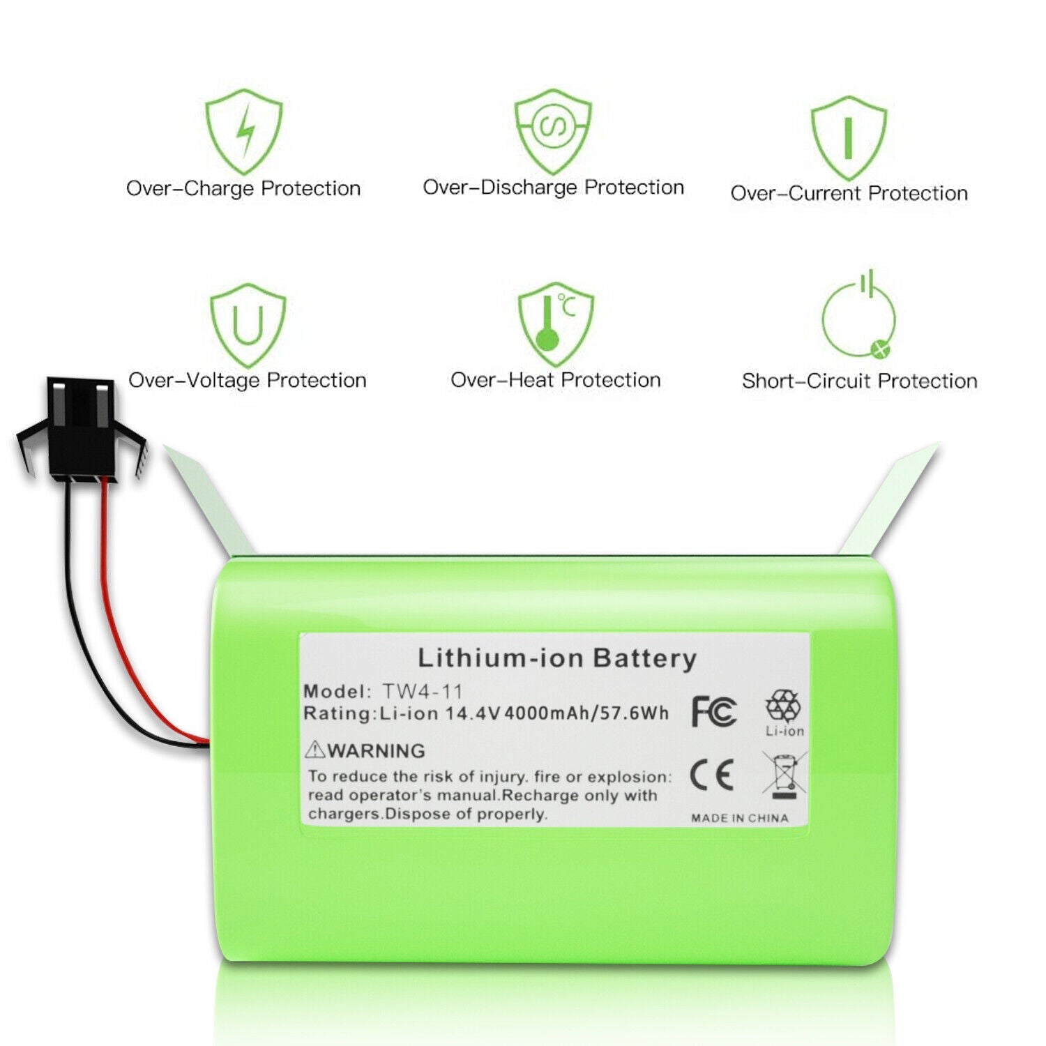 TW4-11 Battery for Eufy RoboVac G10 Hybrid G30 G30 Edge G30 Hybrid G30 Verge TW4-11 Battery for Eufy RoboVac G10 Hybrid G30 G30 Edge G30 Hybrid G30 Verge
